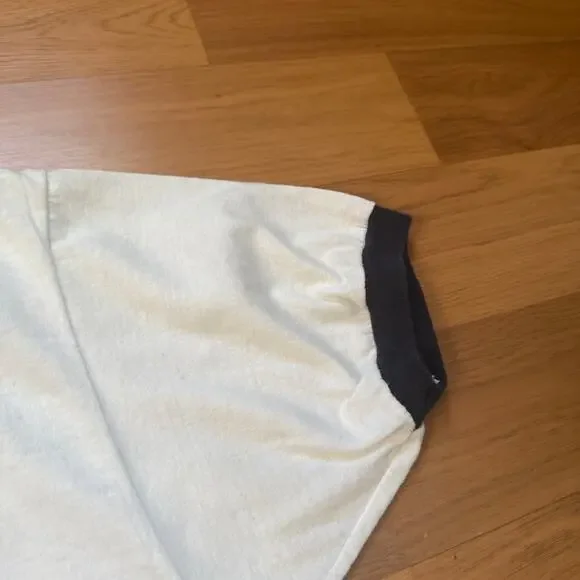 Vintage 70's Kennedy Space Center Florida USA White Ringer Tee Shirt Sz Large - Picture 9 of 9